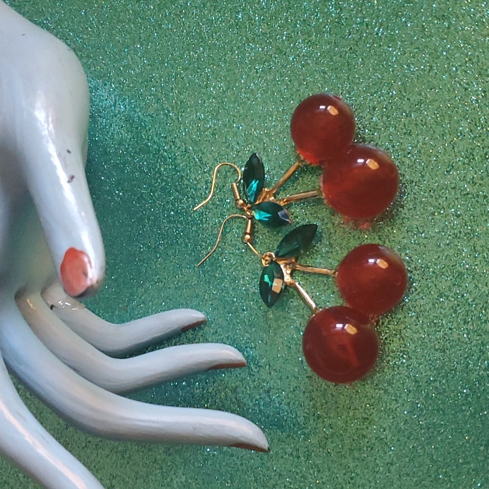 Cherry earrings
